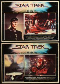 5f636 STAR TREK set of 8 Italian photobustas '80 Persis Khambatta, William Shatner & Leonard Nimoy!