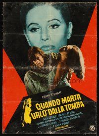 5f580 MANIAC MANSION Italian lrg pbusta '72 La Mansion de la Niebla, Analia Gade, horror!