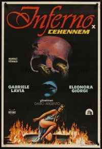 5f003 INFERNO Turkish '80 directed by Dario Argento, different sexy horror artwork!