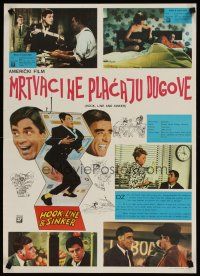 5f119 HOOK, LINE & SINKER Yugoslavian '69 Peter Lawford, Jerry Lewis has to get away from it all!
