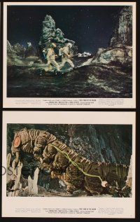5g005 FIRST MEN IN THE MOON 10 color 8x10 stills '64 Ray Harryhausen, H.G. Wells, special fx images