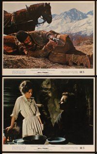 5g014 WILL PENNY 9 color 8x10 stills '68 cowboy Charlton Heston, Joan Hackett, Donald Pleasance