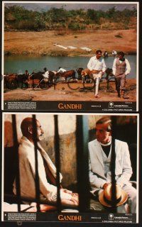 5g042 GANDHI 8 8x10 mini LCs '82 Ben Kingsley & Martin Sheen, directed by Richard Attenborough!