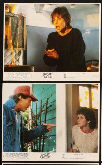 5g070 SHORT CIRCUIT 8 8x10 mini LCs '86 Steve Guttenberg, Fisher Stevens, Ally Sheedy