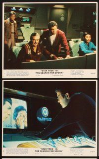 5g076 STAR TREK III 8 8x10 mini LCs '84 Leonard Nimoy, William Shatner, DeForest Kelley & more!