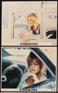 5g077 SUGARLAND EXPRESS 8 8x10 mini LCs '74 Goldie Hawn, Ben Johnson, directed by Steven Spielberg!