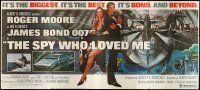 5h269 SPY WHO LOVED ME int'l 24sh '77 great art of Roger Moore as James Bond 007 by Bob Peak!