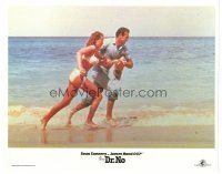 5h037 DR. NO LC R84 Sean Connery as James Bond 007 w/sexy Ursula Andress running on beach!