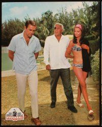 5h116 THUNDERBALL 8 German LCs '65 Sean Connery as James Bond, Claudine Auger, Adolfo Celi!