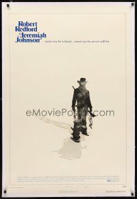 5j338 JEREMIAH JOHNSON linen style C 1sh '72 Robert Redford, directed by Sydney Pollack!