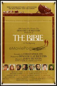 5k074 BIBLE 1sh '67 La Bibbia, John Huston as Noah, Stephen Boyd as Nimrod, Ava Gardner as Sarah!