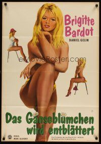 5k053 MADEMOISELLE STRIPTEASE German R62 En effeuillant la marguerite, sexiest Brigitte Bardot!