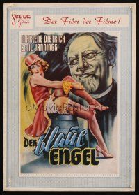 5m192 BLUE ANGEL German pressbook R50 Josef von Sternberg classic, Emil Jannings, Marlene Dietrich