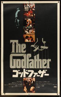 5m011 GODFATHER Japanese 38x62 '72 Marlon Brando, Pacino, Francis Ford Coppola crime classic!