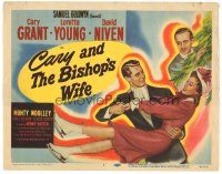 5m232 BISHOP'S WIFE TC '48 Cary Grant, Loretta Young, priest David Niven, classic romantic comedy!