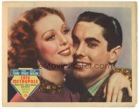 5m313 CAFE METROPOLE LC '37 best romantic close up of pretty Loretta Young & Tyrone Power!