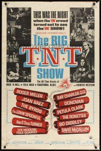 5p074 BIG T.N.T. SHOW 1sh '66 all-star rock & roll, traditional blues, country western & folk!