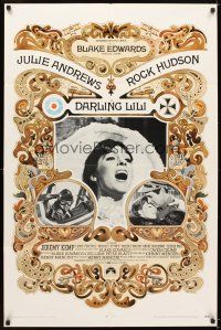 5p188 DARLING LILI 1sh '70 Julie Andrews, Rock Hudson, Blake Edwards, William Peter Blatty