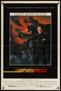 5p318 FIREFOX 1sh '82 cool Charles deMar art of killing machine Clint Eastwood!