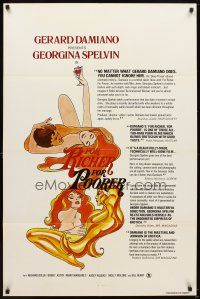 5p336 FOR RICHER, FOR POORER 1sh '79 Gerard Damiano, Georgina Spelvin, sexy artwork!