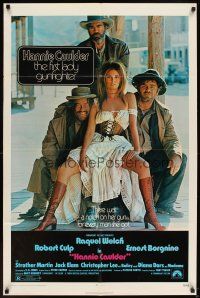 5p433 HANNIE CAULDER 1sh '72 sexiest cowgirl Raquel Welch, Robert Culp, Ernest Borgnine
