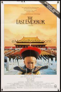 5p509 LAST EMPEROR 1sh '87 Bernardo Bertolucci epic, image of young Chinese emperor w/army!