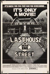 5p510 LAST HOUSE ON DEAD END STREET 1sh 1977 evil that had you screaming, it's only a movie!