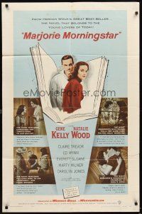 5p556 MARJORIE MORNINGSTAR 1sh '58 Gene Kelly, Natalie Wood, from Herman Wouk's novel!