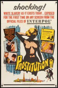 5p694 PROSTITUTION 1sh '65 shameful story of worldwide white slavery as it exists today!
