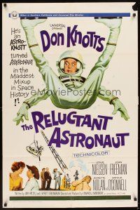 5p712 RELUCTANT ASTRONAUT 1sh '67 wacky Don Knotts in the maddest mixup in space history!