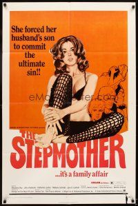 5p838 STEPMOTHER 1sh '72 this sexy babe forced her husband's son to commit the ultimate sin!