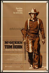 5p910 TOM HORN 1sh '80 they couldn't bring enough men to bring Steve McQueen down!