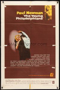 5p992 YOUNG PHILADELPHIANS 1sh '59 rich lawyer Paul Newman defends friend from murder charges!
