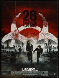 5r424 28 WEEKS LATER French 1p '07 different image of top stars chased by zombies!