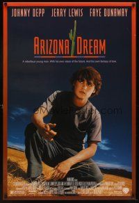 5w069 ARIZONA DREAM 1sh '94 Faye Dunaway, cool image of Johnny Depp!