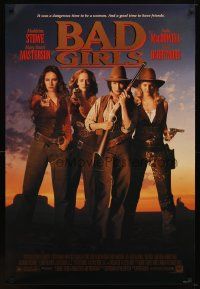 5w085 BAD GIRLS 1sh '94 cowgirls Drew Barrymore, Madeleine Stowe, Masterson & MacDowell!