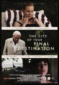5w192 CITY OF YOUR FINAL DESTINATION 1sh '09 Anthony Hopkins, Laura Linney, Charlotte Gainsbourg!