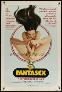 5w295 FANTASEX 1sh '76 Cecil Howard, super sexy artwork image, x-rated!