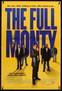 5w337 FULL MONTY 1sh '97 Peter Cattaneo, Robert Carlyle, Tom Wilkinson, Addy, male strippers!