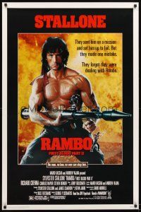 5w623 RAMBO FIRST BLOOD PART II 1sh '85 no man, no law, no war can stop Sylvester Stallone!