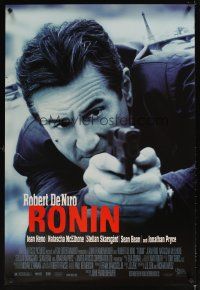 5w647 RONIN DS 1sh '98 cool image of Robert De Niro w/pistol, anyone is an enemy for a price!