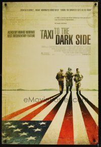 5w722 TAXI TO THE DARK SIDE DS 1sh '07 image of soldiers w/prisoner walking on flag!