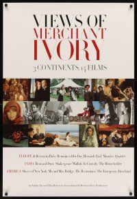 5w772 VIEWS OF MERCHANT IVORY 1sh '90s Paul Newman, Anthony Hopkins, Julie Christie!