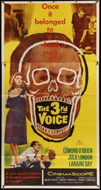5s563 3rd VOICE 3sh '60 Edmond O'Brien, it's diabolikill, cool art of huge skull!