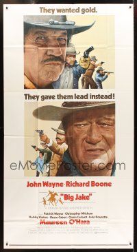 5s598 BIG JAKE 3sh '71 Richard Boone wanted gold but John Wayne gave him lead instead!