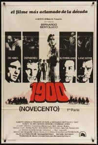 5s175 1900 part 1 style Argentinean '77 directed by Bernardo Bertolucci, Robert De Niro!