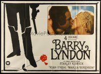 5s146 BARRY LYNDON Argentinean 43x58 '75 Stanley Kubrick directed, Ryan O'Neal & Marisa Berenson!