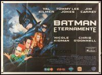 5s147 BATMAN FOREVER Argentinean 43x58 '95 Val Kilmer, Nicole Kidman, Tommy Lee Jones, Jim Carrey