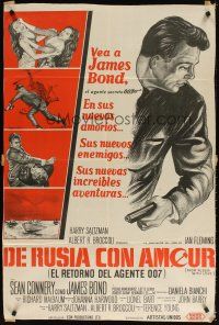 5s219 FROM RUSSIA WITH LOVE Argentinean '64 Sean Connery is Ian Fleming's James Bond 007!