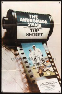 5s017 ANDROMEDA STRAIN English 40x60 '71 Michael Crichton, completely different film strip image!